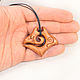 Pendant-Amulet made of wood 'Manta' (pakhiloba). Pendant. OakForest Wooden Jewelry. My Livemaster. Фото №4