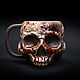 Mug Skull in blood (Bloody Skull) Realistic mug for tea and coffee. Mugs and cups. MugCo | Kruzhki iz keramiki. Интернет-магазин Ярмарка Мастеров.  Фото №2