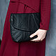 Order Bag genuine leather black. alekseevaksenia. Livemaster. . Classic Bag Фото №3