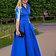 Order Dress - shirt with a long skirt in 'Blue bird '. Lana Kmekich (lanakmekich). Livemaster. . Dresses Фото №3