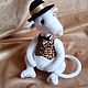 Rat Gentleman. Teddy Toys. white-rat (bitterteddy). Online shopping on My Livemaster.  Фото №2