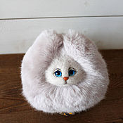 Куклы и игрушки handmade. Livemaster - original item Soft toys: Cat toy fluffy fur soft. Handmade.