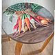 Order Decoupage stool ' Merry harvest'. nikazvereva. Livemaster. . Stools Фото №3