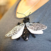 Украшения handmade. Livemaster - original item Butterfly brooch made of fabric.. Handmade.
