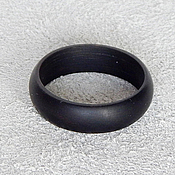 Кольцо с черным жемчугом