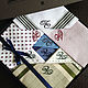 Set handkerchiefs men's Cotton embroidered Monogram. Handkerchiefs. mybroidery. Online shopping on My Livemaster.  Фото №2
