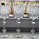 Order Wine glasses CRYSTAL cups: large, excellent,rare! 18pcs,USSR 1960s. From USSR. Livemaster. . Vintage glasses Фото №3