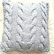 Подушка декоративная вязаная Comfy(ручная работа). Подушки. Комфи (Ольга). Ярмарка Мастеров.  Фото №4