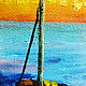 Painting seascape 'Evening sunset'25*35. Pictures. irina-churina (irina-churina). My Livemaster. Фото №5