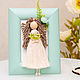 Copy of Macrame doll in photo frame, Interior elements, Novosibirsk,  Фото №1