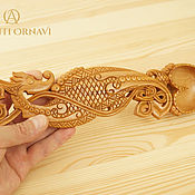 Посуда handmade. Livemaster - original item Love spoon wooden seahorse. Handmade.