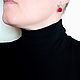 Серьги из серебра с шпинелью и фианитами Леди в красном. Серьги классические. MIELVA - украшения из серебра. Ярмарка Мастеров.  Фото №8