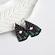 Beaded Fern Blossom Earrings. Earrings. Handmade by Svetlana Sin. My Livemaster. Фото №4