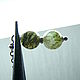 Pendientes de diamantes de imitación de turmalina. Stud earrings. Vedic studio «IN AETERNUM». Ярмарка Мастеров.  Фото №5