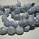 Blue agate galtovka, Beads1, Dolgoprudny,  Фото №1