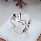 Украшения handmade. Livemaster - original item Detachable Mountain ring, silver (K46). Handmade.