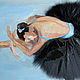 Заказать Картина Балерина в чёрном. Дарья Каба. Ярмарка Мастеров. . Картины Фото №3