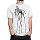 Cotton t-shirt - 'Space Elephant Dali', T-shirts and undershirts for men, Moscow,  Фото №1