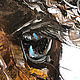 Order View, horse eye oil painting, 20h20cm. myfoxyart (MyFoxyArt). Livemaster. . Pictures Фото №3