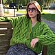 Button-down cardigan women's knitted oversize in any color, Cardigans, Yoshkar-Ola,  Фото №1