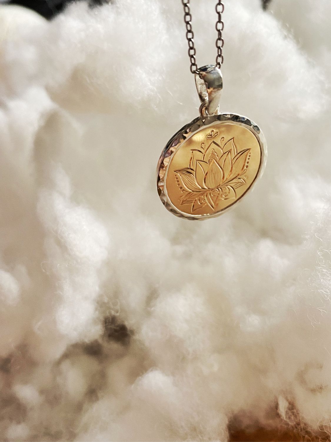 Кулон Лотос , Золото и Серебро заказать на Ярмарке