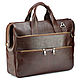 Leather business bag 'mark '(brown), Men\'s bag, St. Petersburg,  Фото №1