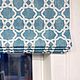 Blue Roman curtain. Roman and roller blinds. Designer-Mart (designer-mart). Online shopping on My Livemaster.  Фото №2