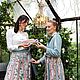 Брюки Цветочный сад. Брюки. Дизайн-студия Slada Fashion. Ярмарка Мастеров.  Фото №5