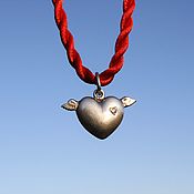 Украшения handmade. Livemaster - original item Winged Heart Pendant. Handmade.