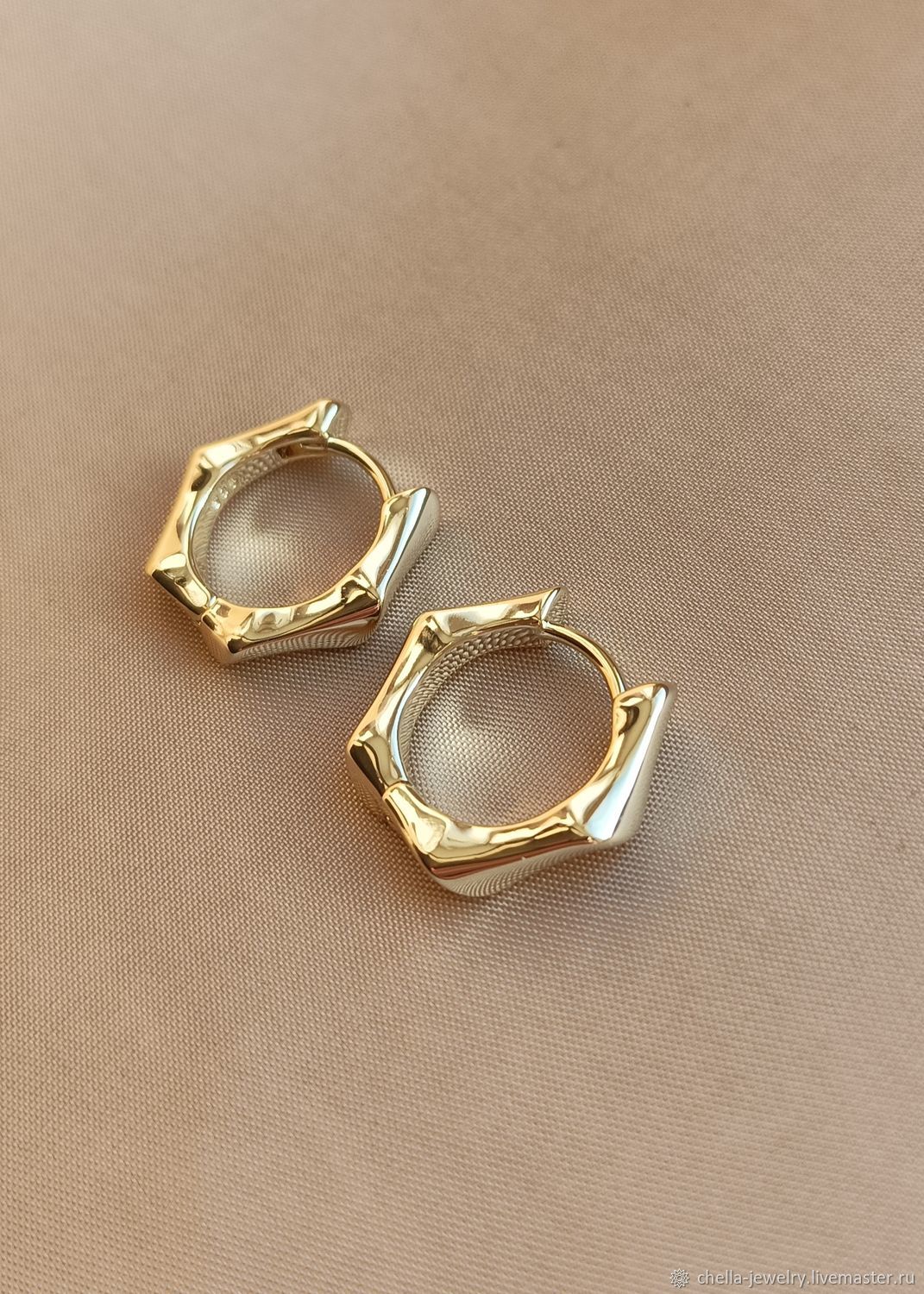 Швензы Конго, 20 мм, многоугольники. Позолота купить в интернет ...