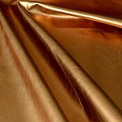 Материалы для творчества handmade. Livemaster - original item Genuine Leather Golden Bronze 0,5mm. Handmade.