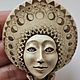 Винтаж: Брошь от R. H. BADEAU Moon Goddess (Лунная богиня)2000 год США. Броши винтажные. Vintage & Jewelry by Ev. Ivanovskaia. Ярмарка Мастеров.  Фото №5