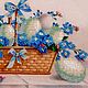 'Easter basket ' painting with beads on canvas. Pictures. basket of joy. Online shopping on My Livemaster.  Фото №2