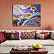 Order Purple lilac silver interior painting abstraction. House of the Sun (irina-bast). Livemaster. . Pictures Фото №3