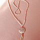 ОЖЕРЕЛЬЕ * Delicate Rose. Бусы. TAISSA WONG Jewelry. Интернет-магазин Ярмарка Мастеров.  Фото №2