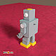 Игрушечный робот из СССР (3D-модель для печати). Шаблоны для печати. Nostalgia Miniature. Ярмарка Мастеров.  Фото №5