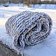 Snood 'Rock and Roll' (in two turns, gray and white). Snudy1. IRINA GRUDKINA Handmade Knitwear. My Livemaster. Фото №8