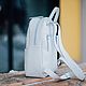 Backpack leather female 'Brooklyn' (White). Backpacks. DragonBags - Rucksack leather. Online shopping on My Livemaster.  Фото №2