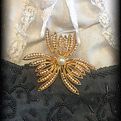 Винтаж handmade. Livemaster - original item Haute Couture classics by Capri. Brooch.. Handmade.