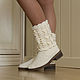 Botas de primavera y otoño 'Inna». High Boots. KnittedBoots. Ярмарка Мастеров.  Фото №5