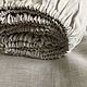 Linen sheet with elastic band ' Grey melange', Sheets, Ivanovo,  Фото №1