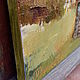 Order Oil painting 'a house in the village'. Paint with Love (lotmarket). Livemaster. . Pictures Фото №3