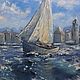  Морская прогулка. Картины. Soulful-paintings. Ярмарка Мастеров.  Фото №4