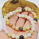 Order Paired bracelets Honey (quartz). Selberiya shop. Livemaster. . Bracelet set Фото №3