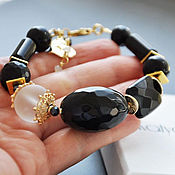 Украшения handmade. Livemaster - original item bracelet : Black Agate. Handmade.