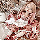 Doll Nadia. Author's textile doll collectible. Boudoir doll. AlbinaDolls. My Livemaster. Фото №6