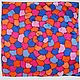 Шёлковый платок абстрактный принт. Платки. Рената Абдуллина (Renata-batik). Ярмарка Мастеров.  Фото №5