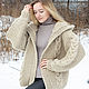 Order Women's cardigan with alpaca wool braids. Knitwear shop Fairy Tale by Irina. Livemaster. . Cardigans Фото №3