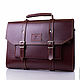 Men's briefcase 89409 business genuine leather laptop. Men\'s bag. Sherlock. Online shopping on My Livemaster.  Фото №2