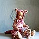 Авторская кукла - Котёнок. Интерьерная кукла. Teddy_doll_tarusa. Ярмарка Мастеров.  Фото №6